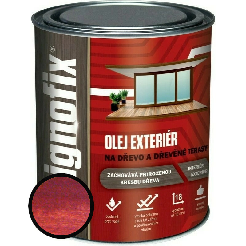 Olej Exteriér Lignofix mahagon