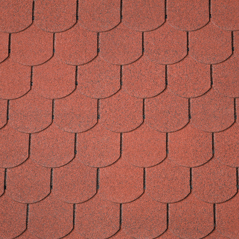 Šindel asfaltový IKO Superglass Biber 10 cihlově červená 3 m2 IKO