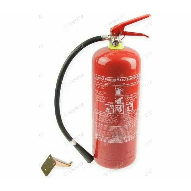 Přístroj hasicí práškový Vapol 6 kg s revizí Vapol