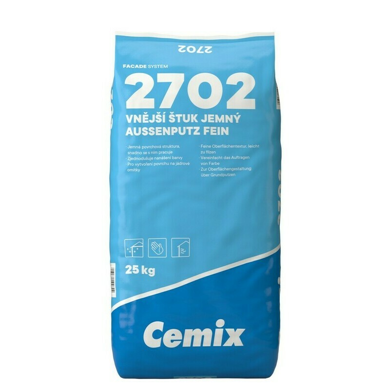 Štuk vnější jemný Cemix 2702 30 kg Cemix