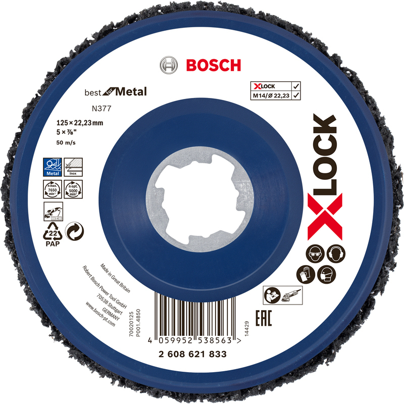 Kotouč brusný Bosch N377 Best for Metal X-LOCK 115 mm Bosch