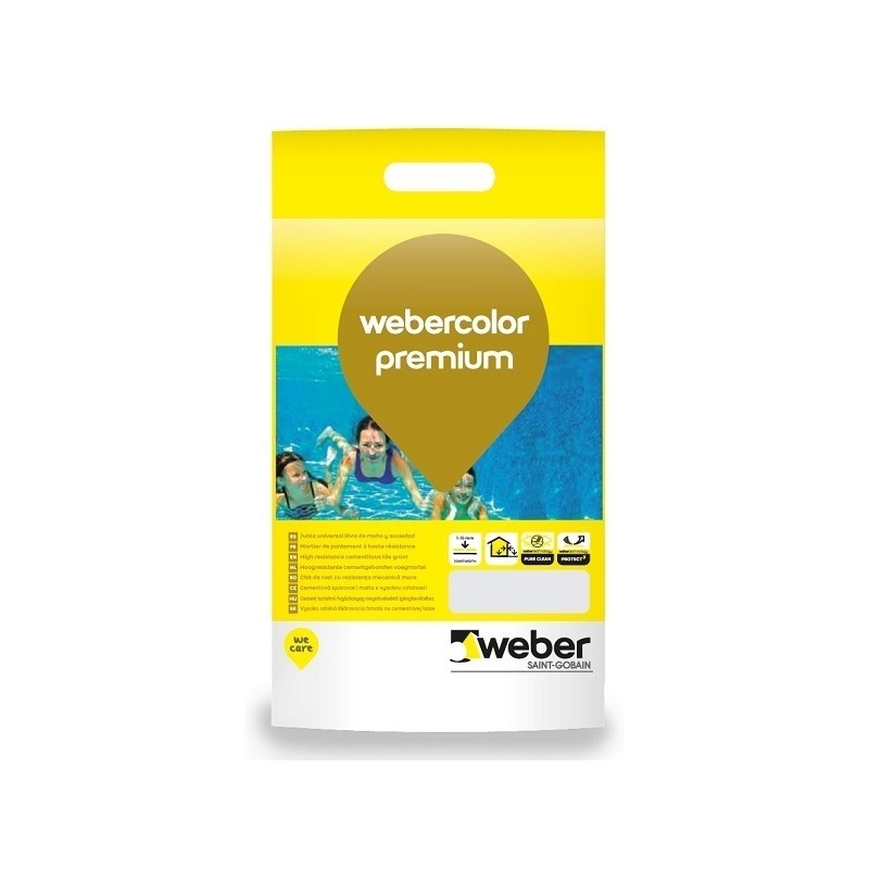 Hmota spárovací webercolor premium cement 5 kg weber