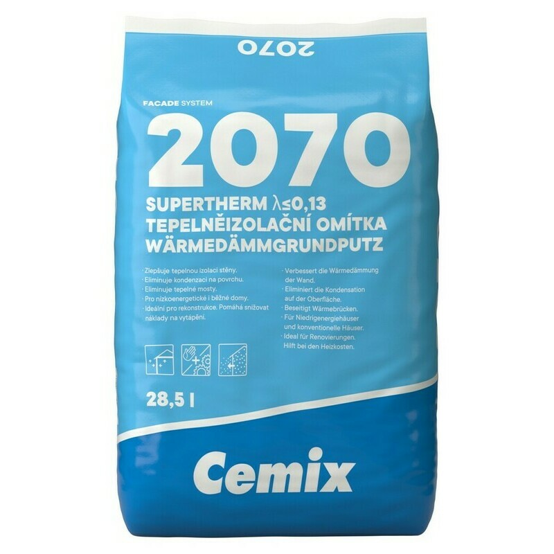 Omítka tepelněizolační jádrová Cemix 2070 SUPERTHERM 0