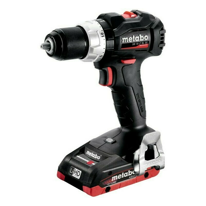 Šroubovák vrtací s příklepem AKU Metabo SB 18 LT BL SE METABO