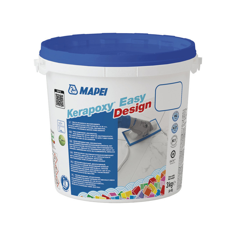 Malta spárovací Mapei Kerapoxy Easy Desing 112 šedá střední 3 kg Mapei