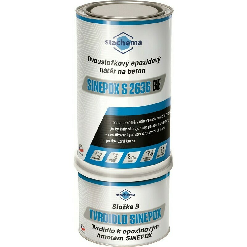 Barva epoxidová Stachema Sinepox S 2636 BE šedá