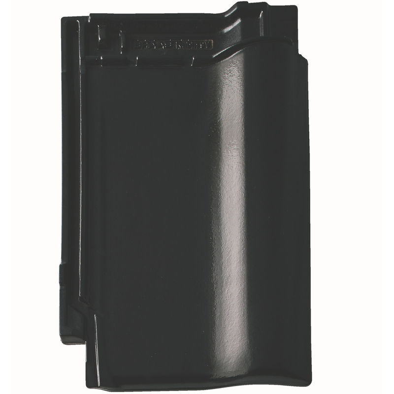 Taška střešní BRAMAC Rubín 9 glazura černá BRAMAC