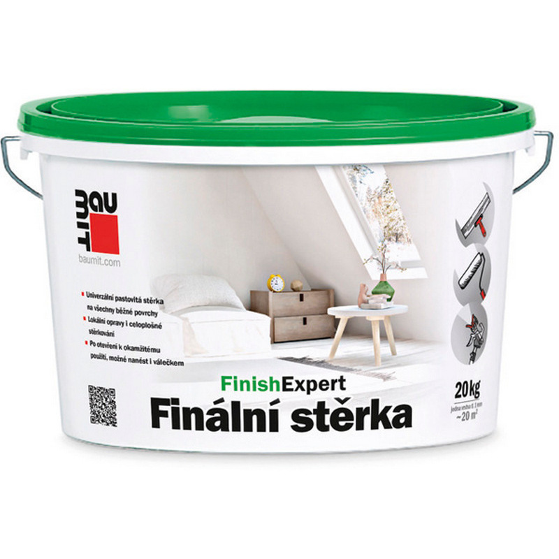 Stěrka vyhlazovací Baumit FinishExpert/FinoFinish S bílá 20 kg Baumit