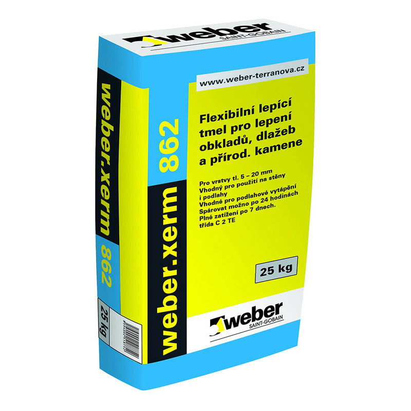 Lepidllo cementové C2TE weberxerm 862 25 kg weber