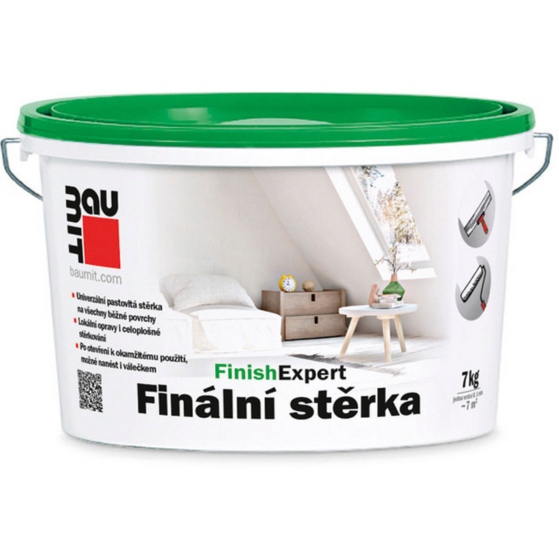Stěrka vyhlazovací Baumit FinishExpert/FinoFinish S bílá 7 kg Baumit