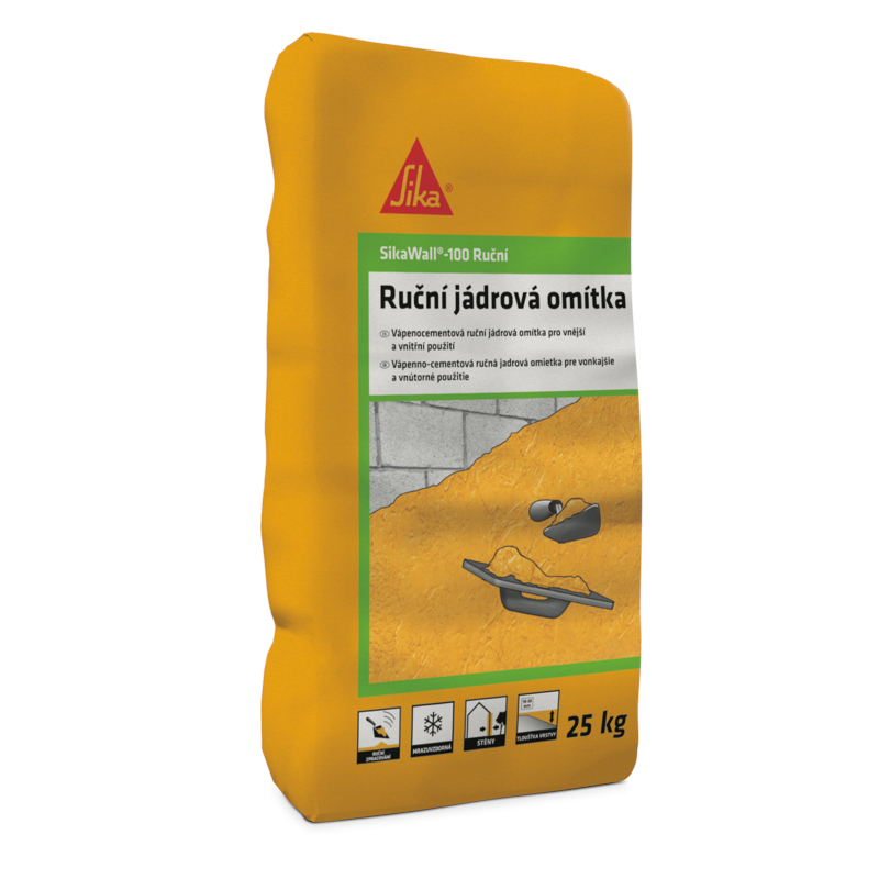 Omítka jádrová SikaWall-100 Ruční 25 kg Sika
