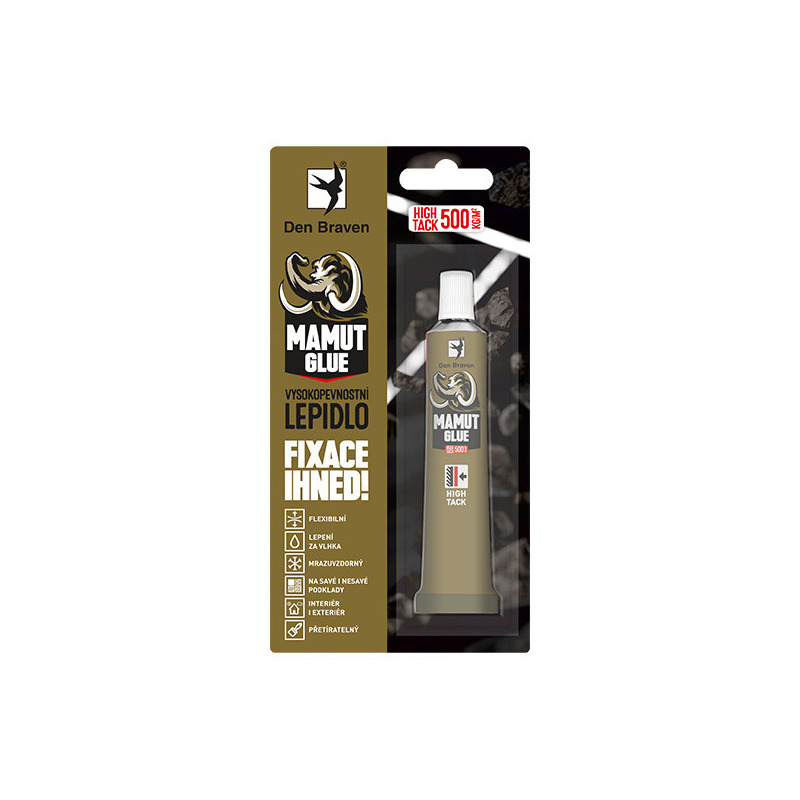 Lepidlo Den Braven MAMUT GLUE High Tack bílá 25 ml DEN BRAVEN