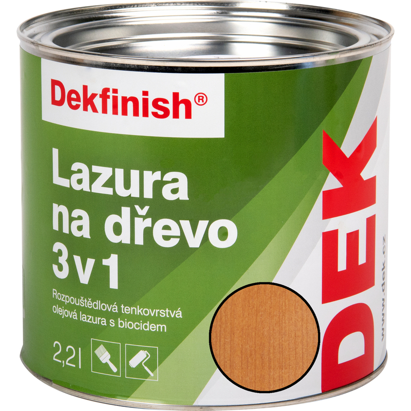 Lazura na dřevo DEKFINISH 3v1 mahagon