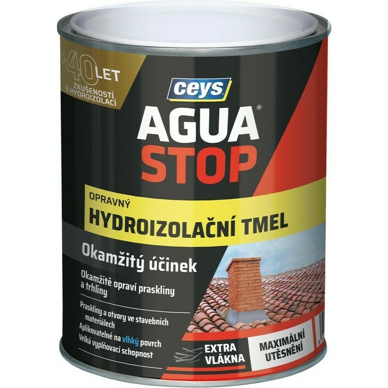 Tmel hydroizolační Ceys AGUA STOP šedý 1 kg