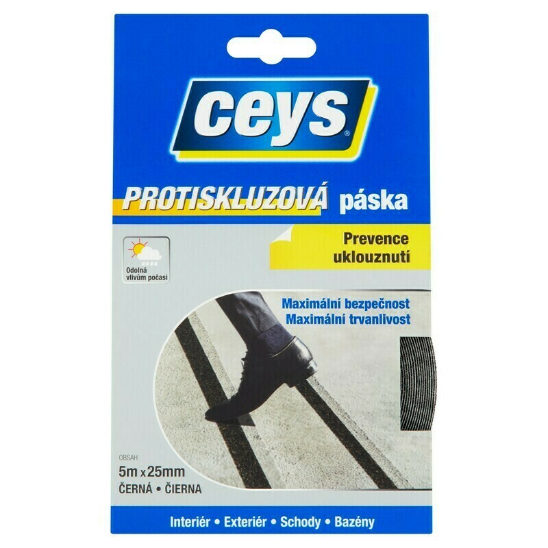 Páska bezpečnostní Ceys protiskluzová 5 m