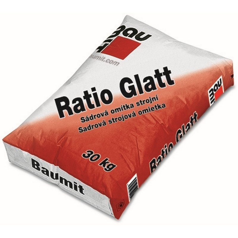 Omítka sádrová Baumit Glatt hlazená 1 mm 30 kg BAUMIT