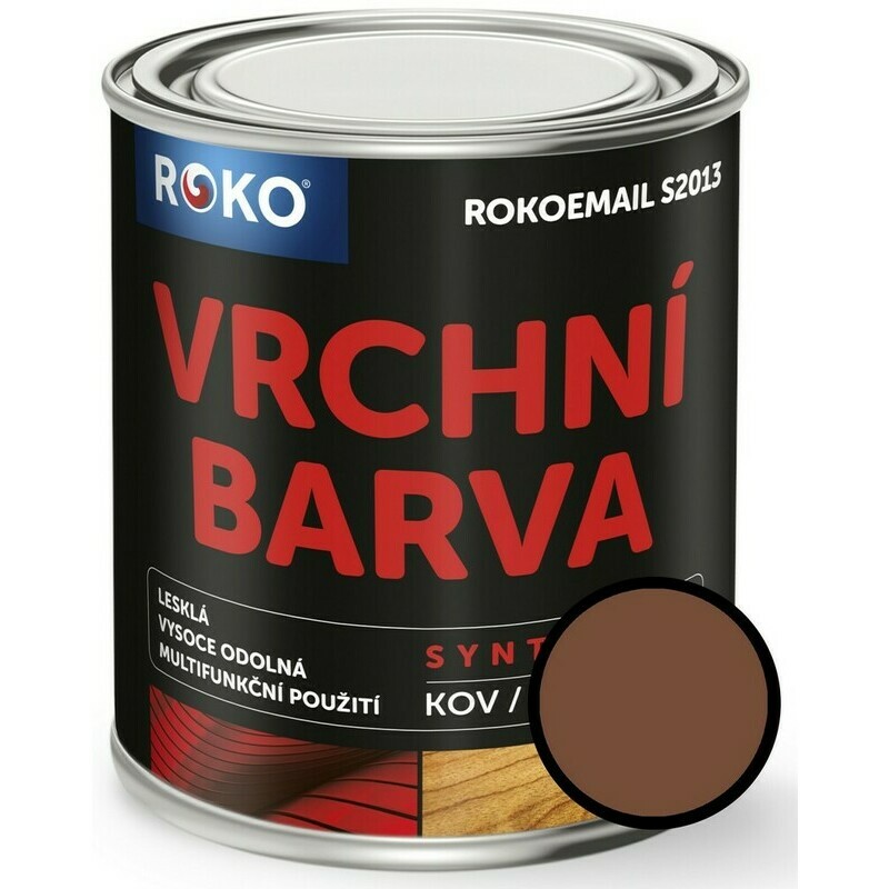 Email vrchní Rokoemail S2013 hněď kávová