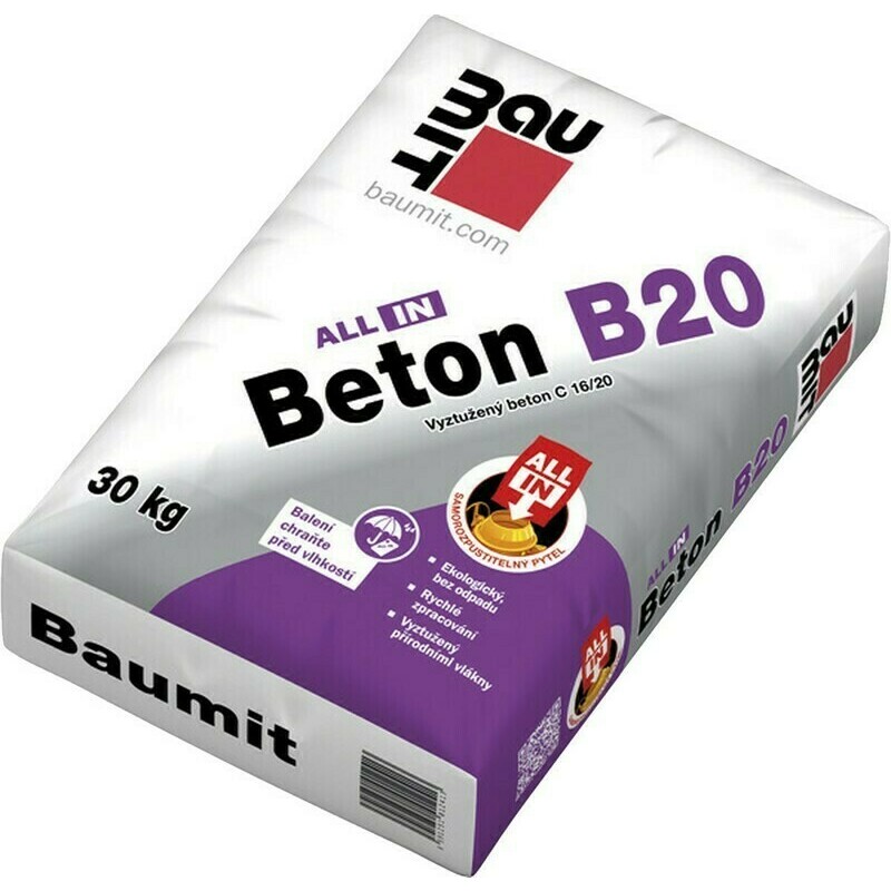 Beton konstrukční Baumit Beton B 20 ALL IN 30 kg Baumit