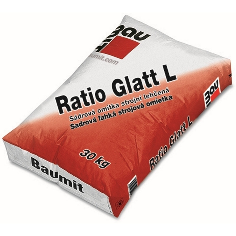 Omítka sádrová Baumit Glatt L hlazená 1 mm 30 kg BAUMIT