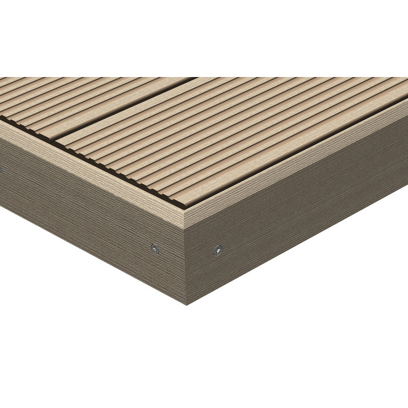 Terasový boční krycí sokl k prknům Twinson 78x10 mm kůra