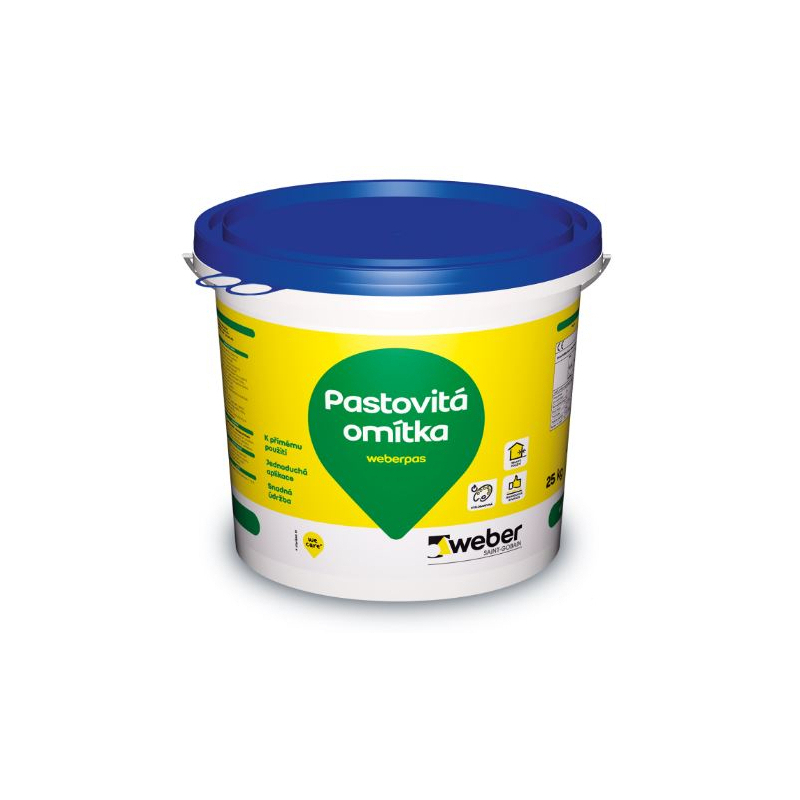 Omítka pastovitá weberpas silikát zrnitá 1