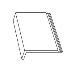 Taška pultová rohová levá BRAMAC Tegalit Star ebenově černá BRAMAC