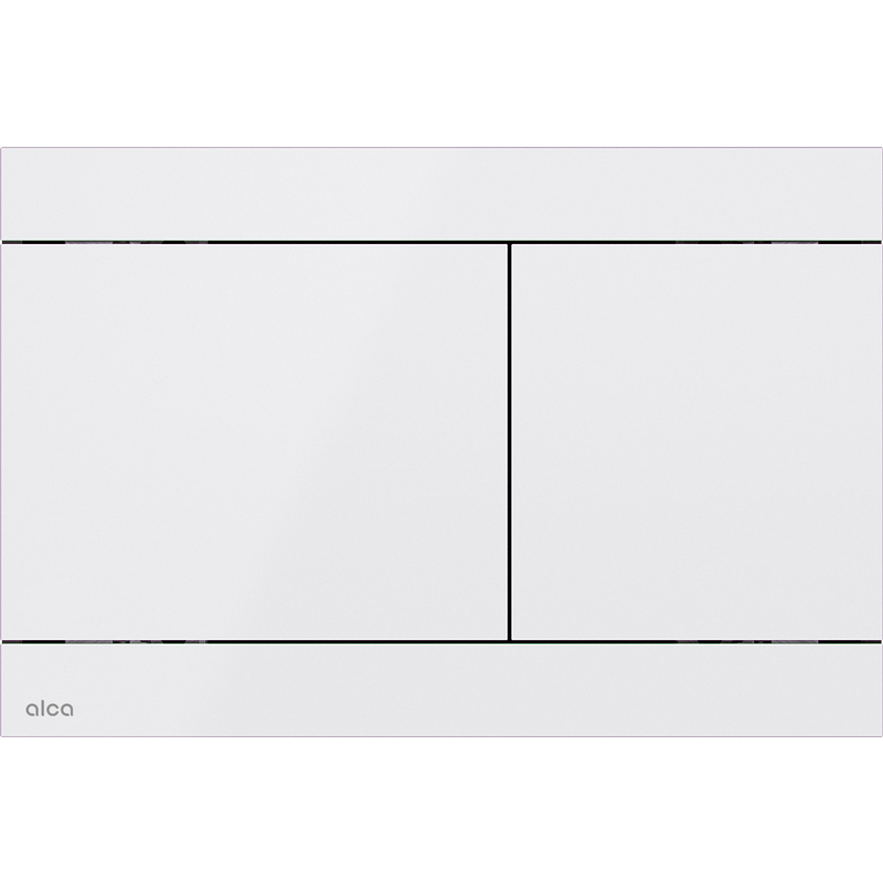 Tlačítko ovládací Alca Fun-White nerez-bílá lesk ALCADRAIN