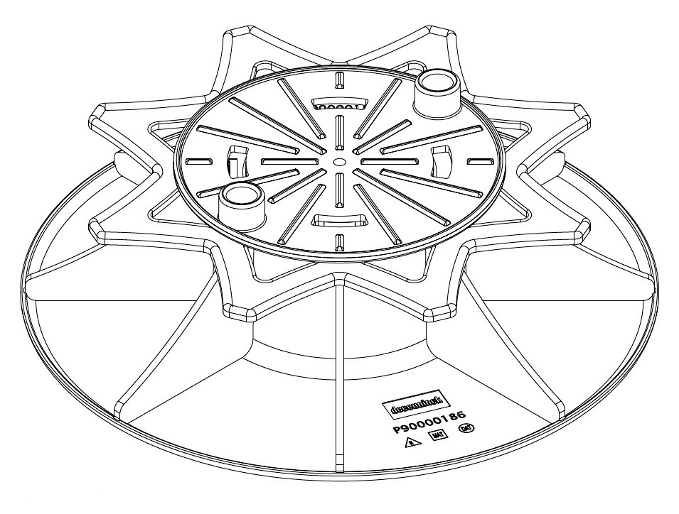 Stavitelný terč 55-95mm pro terasy Twinson (5ks/bal)