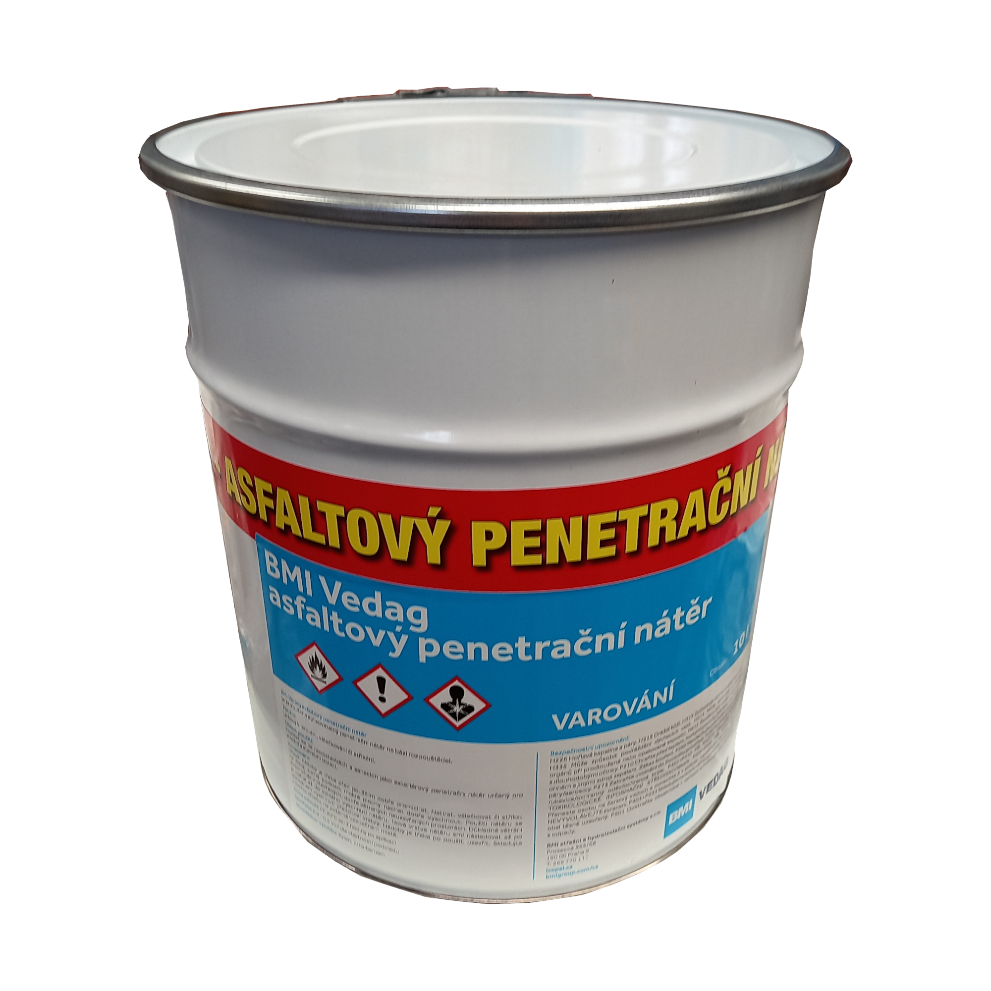 Nátěr penetrační asfaltový BMI VEDAG 10 l VEDAG