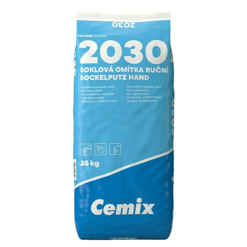 Omítka ruční soklová Cemix 2030 25 kg Cemix