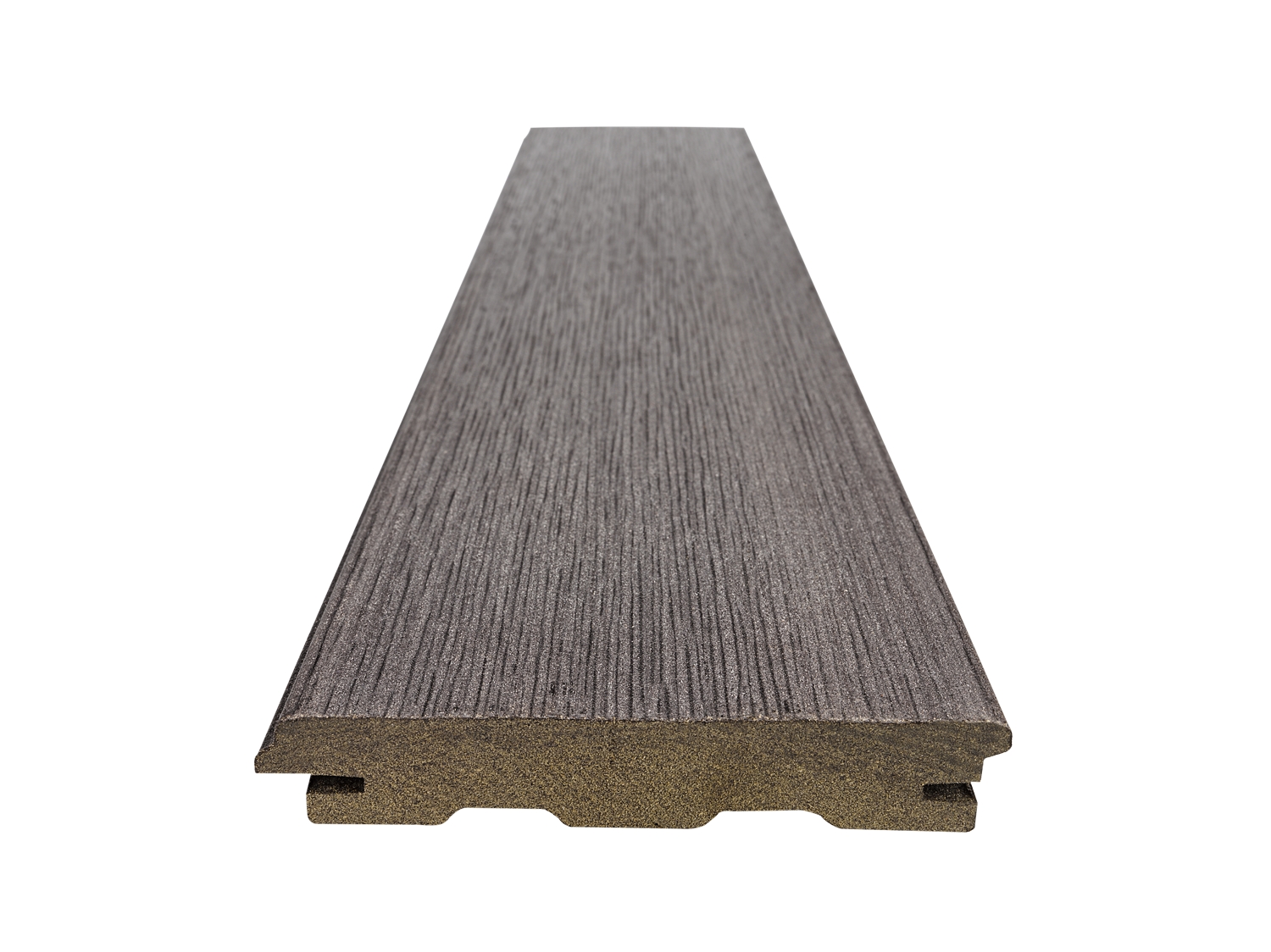 Prkno terasové Woodplastic RUSTIC TOP wenge 22×140×4000 mm WOODPLASTIC