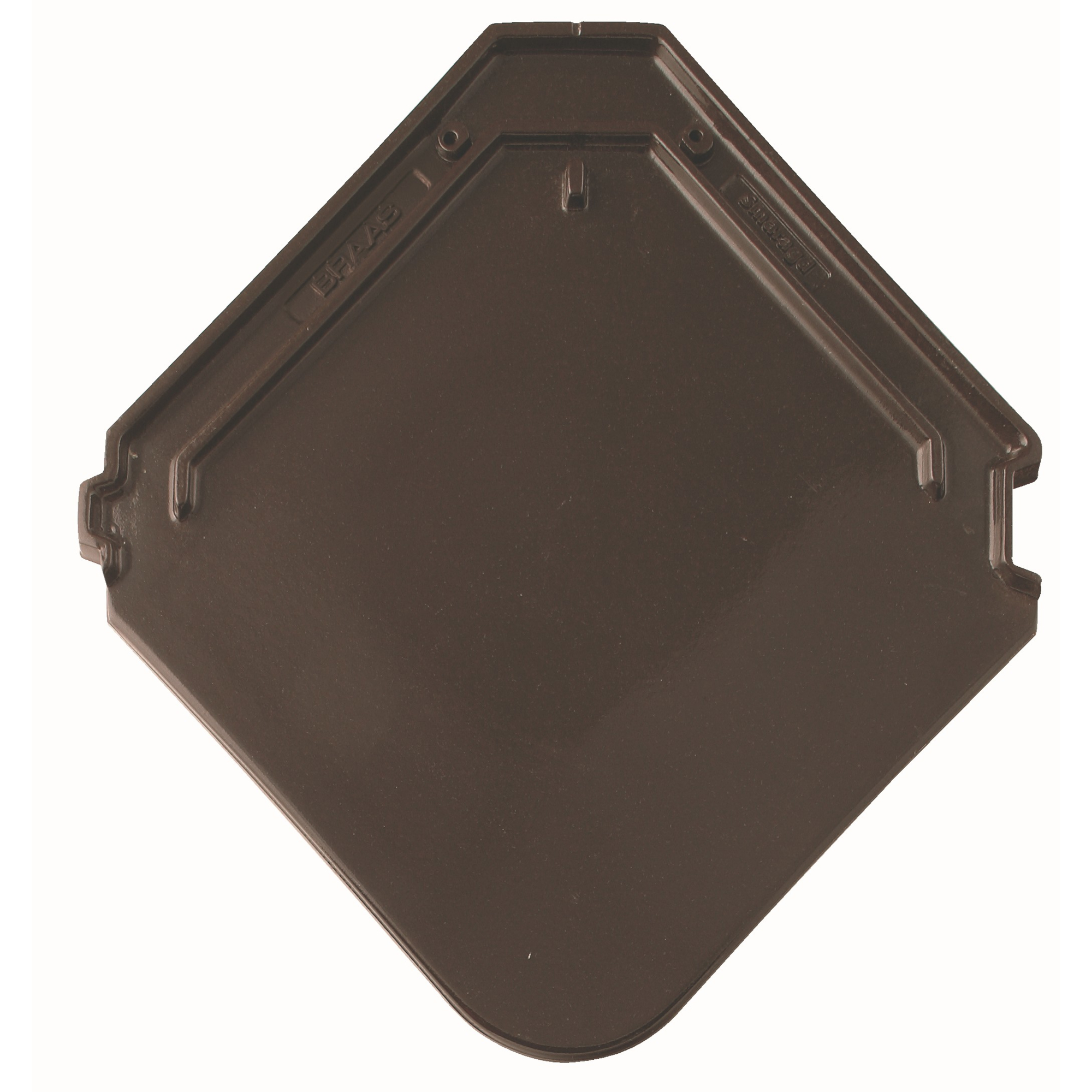 Taška střešní BRAMAC Smaragd glazura tmavohnědá BRAMAC