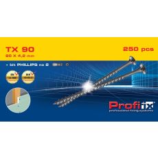 Šrouby do dřeva DK Mont TX 90 mm (250 ks/bal.) DK MONT