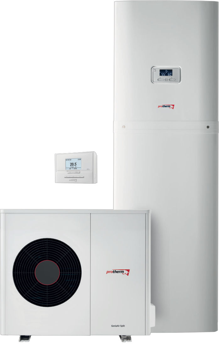 Set s tepelným čerpadlem Protherm GeniaAir Set split HA 12-5 OS+ HA 12-5 STB PROTHERM