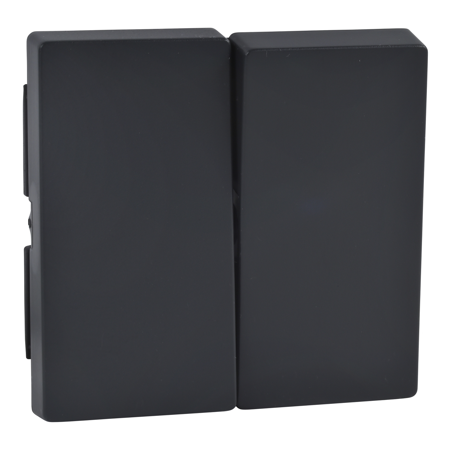 Kryt spínač dvojitý Schneider Merten antracit Schneider