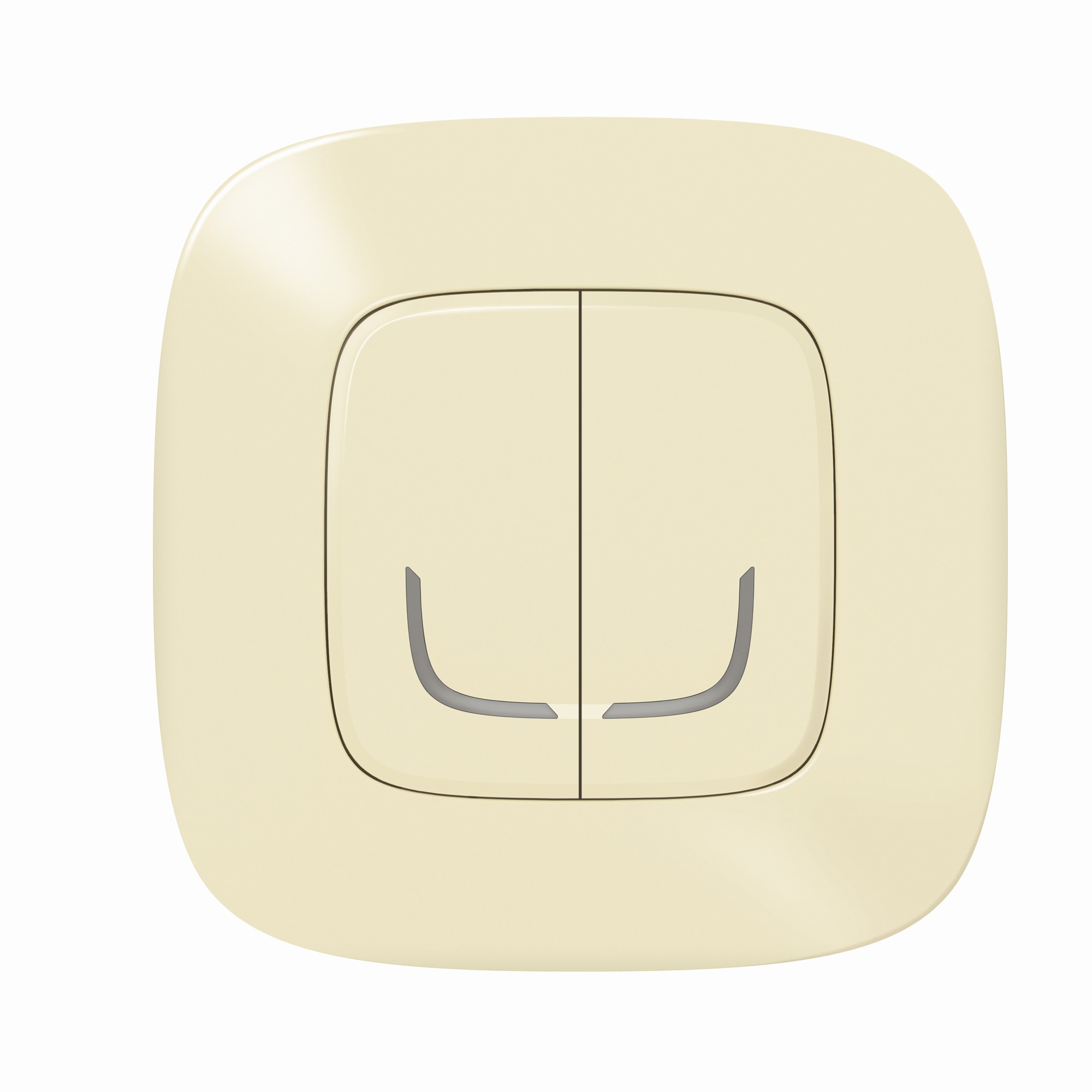 Spínač bezdrátový dvojnásobný NETATMO Valena Allure béžová Legrand