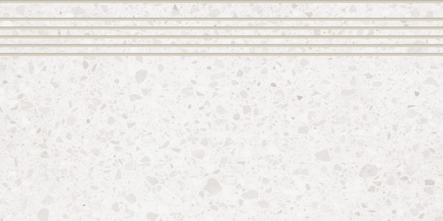 Schodovka Rako Porfido 30×60 cm bílá DCPSE810 RAKO