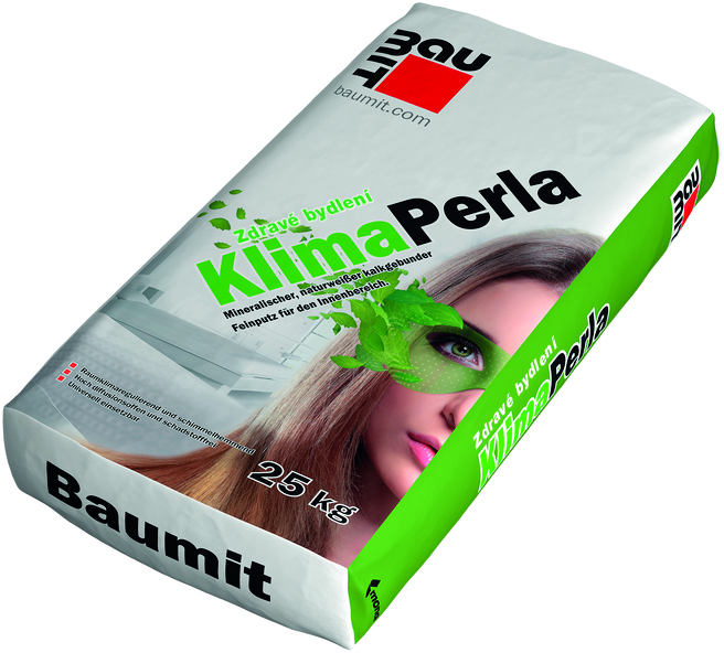 Omítka štuková Baumit KlimaPerla vápenná 0