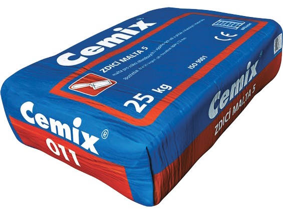 Zdicí malta Heluz Cemix M5 40 kg HELUZ