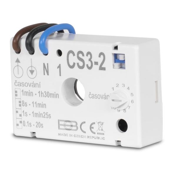 Spínač časový pod vypínač Elektrobock CS3-2
