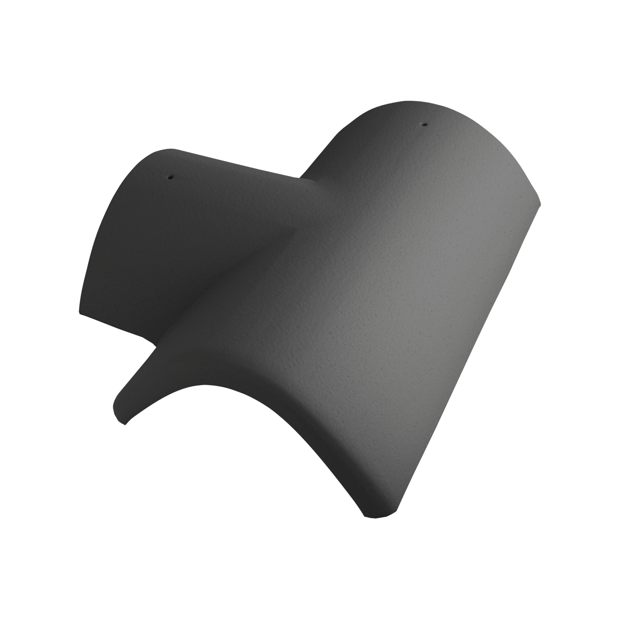 Hřebenáč rozdělovací T Betonpres Optimal levý široký 235 břidlicově černý BETONPRES