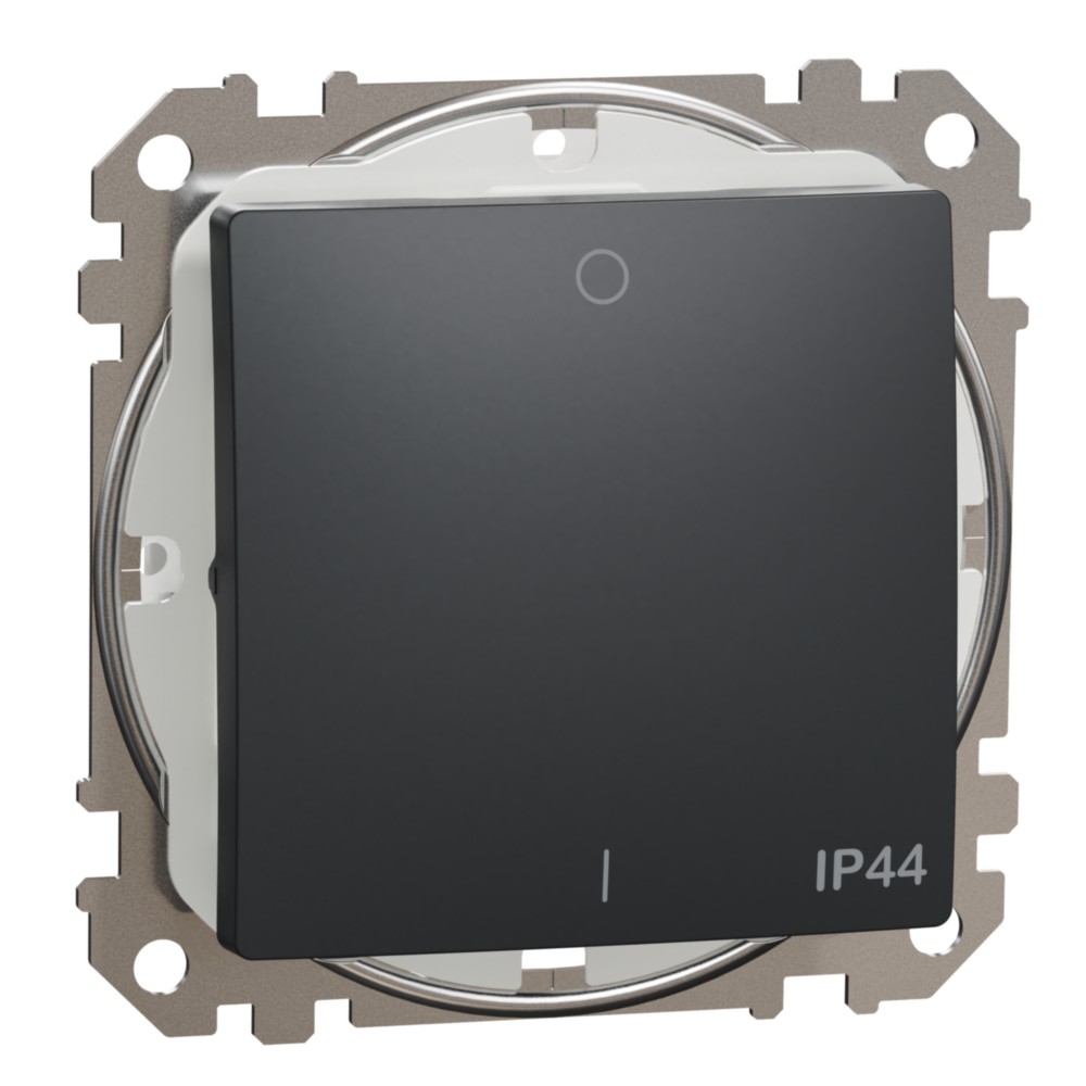 Spínač řazení 2 Schneider Sedna Design IP 44 antracit