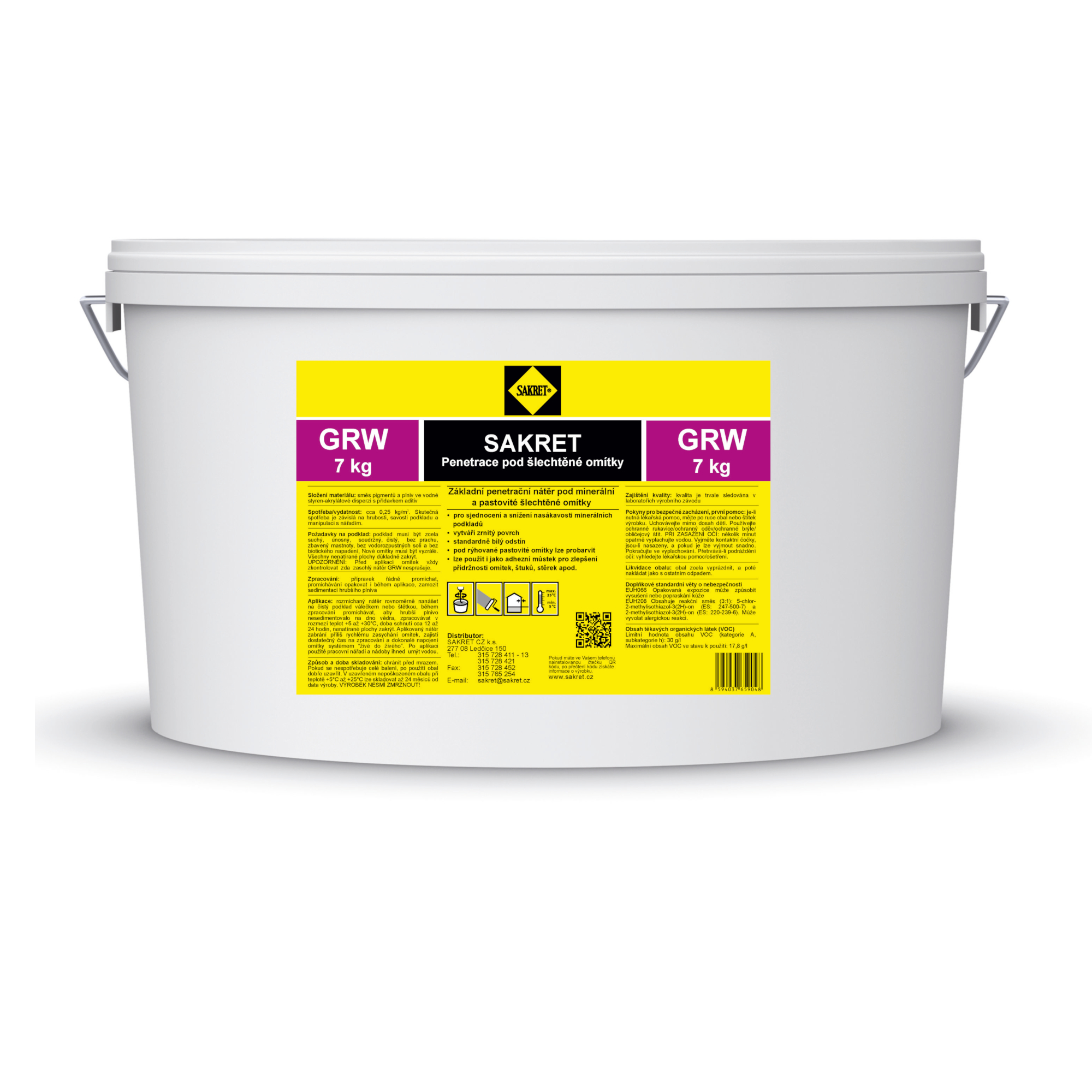 Penetrace Sakret/Quick-mix GRW 7 kg Quick-mix