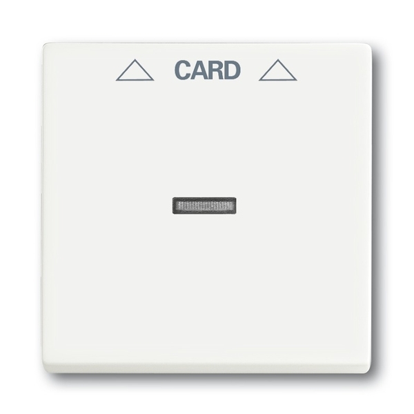 Kryt spínač kartový s průzorem ABB Future mechová bílá ABB