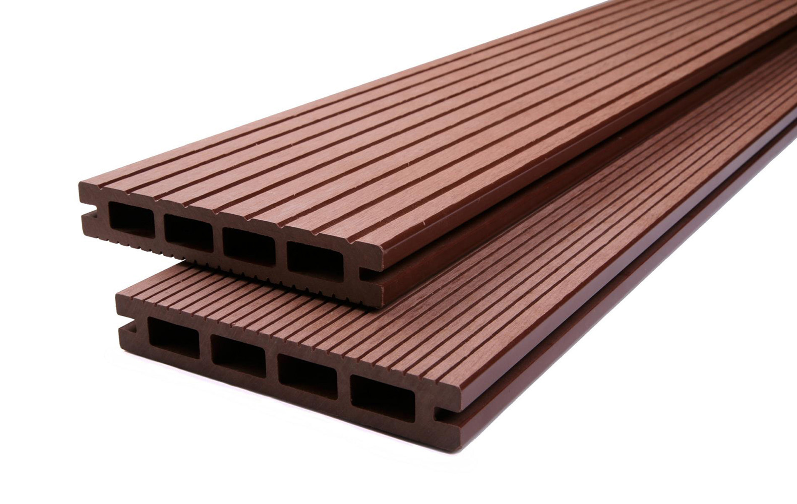 Prkno terasové dřevoplastové DŘEVOplus DUAL bangkirai 25×150×4000 mm EFIOS