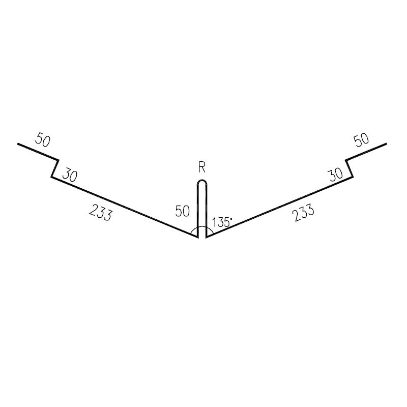 Úžlabí RS725V-135-30 SP25 2N156 černá 0