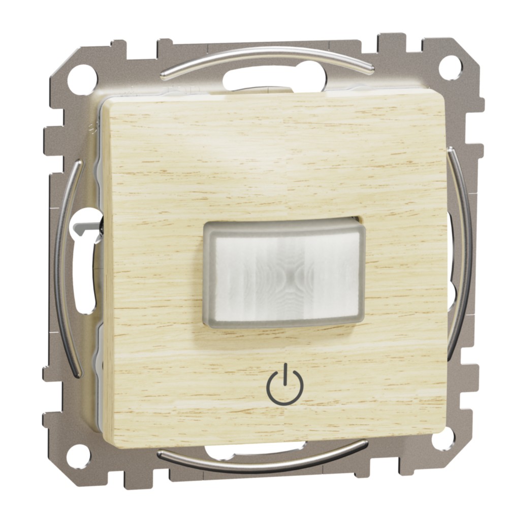 Čidlo pohybu se spínačem Schneider Sedna Design bříza