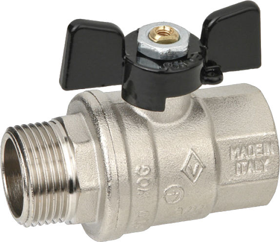 Kohout kulový voda Bugatti 1/2" MF s motýlkem