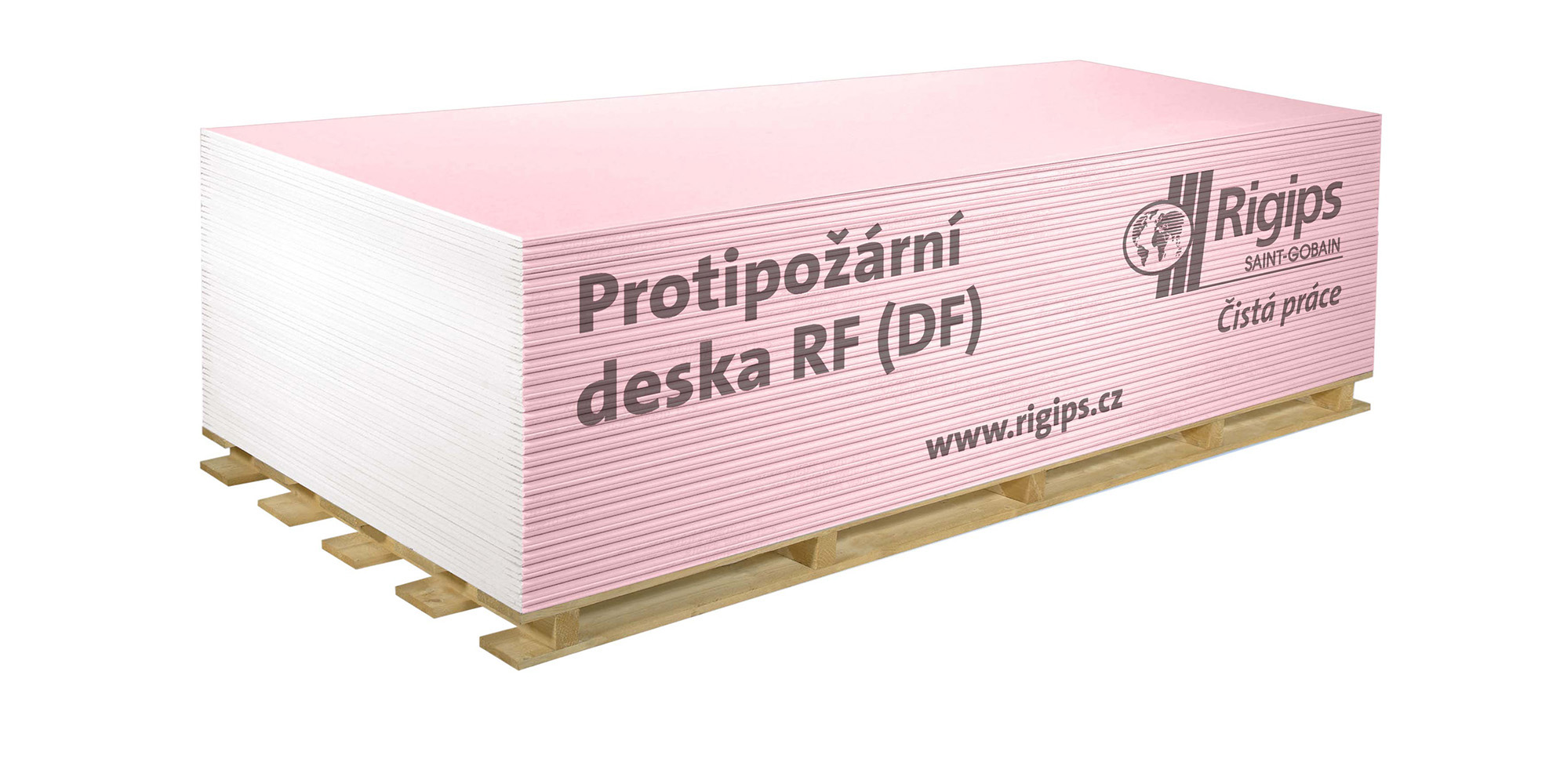 Deska sádrokartonová Rigips RF 18×1250×2000 mm Rigips