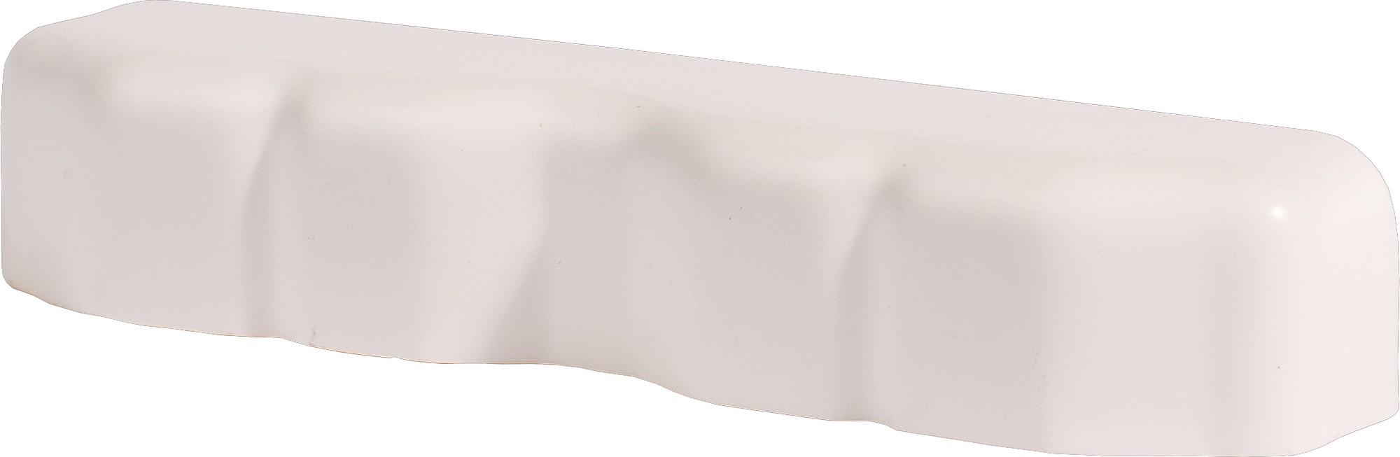 Kryt plotovky plastový HOPA rovný bílý